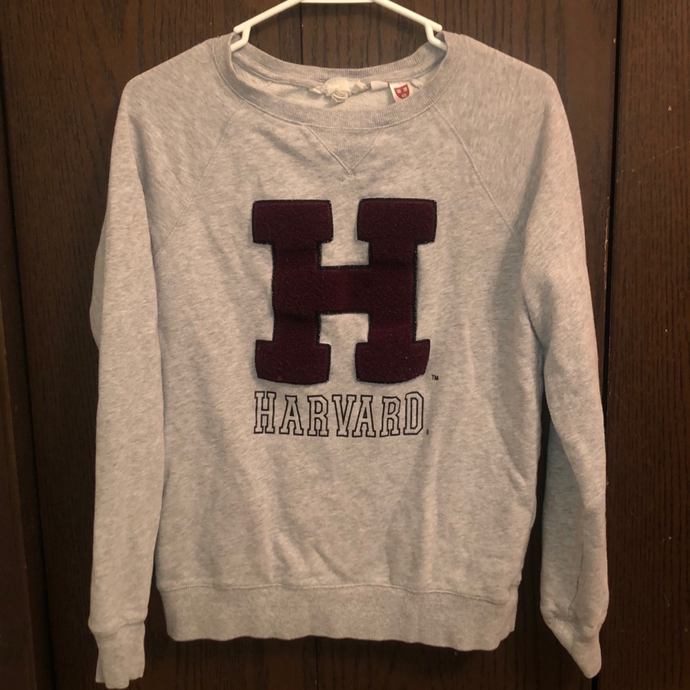 Grey Harvard pullover
